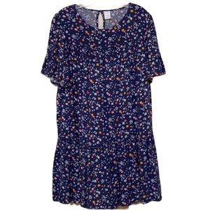 girls ruffle sleeve flower print dress size 2XL  xxl. Pre-teen